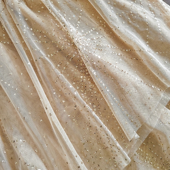 Free People Balletcore Can't Stop The Feeling Star Sparkle Tule Midi Skirt - Picture 10 of 12